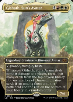 Gishath, Sun's Avatar The Lost Caverns of Ixalan Alternate Art
